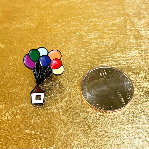 2 for $15! Floating Balloon House Enamel Pin - Picture 3 of 4